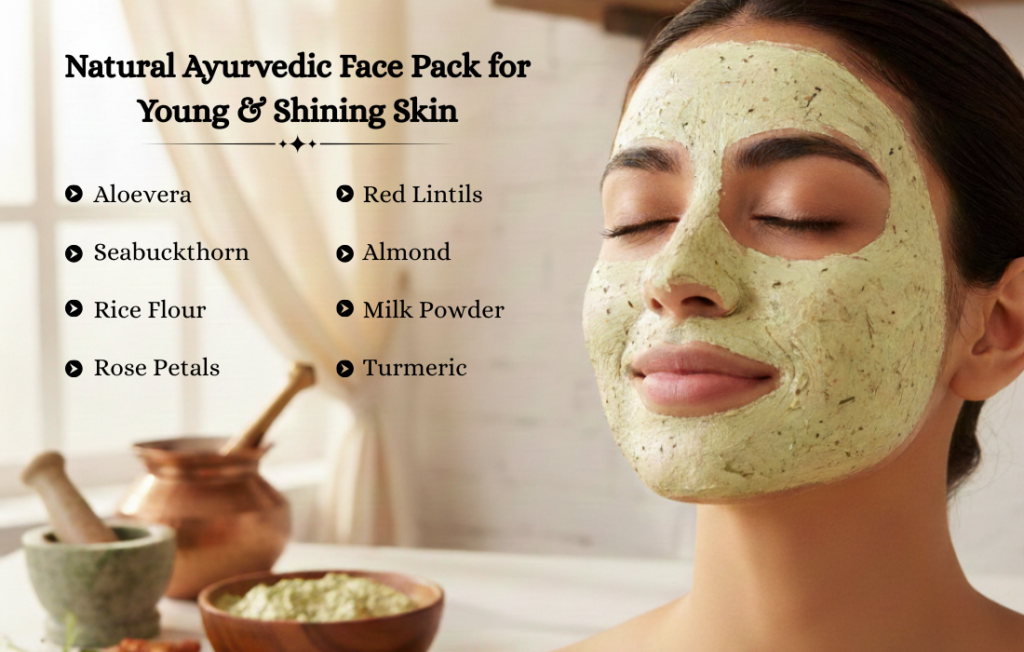 Natural ayurvedic face pack