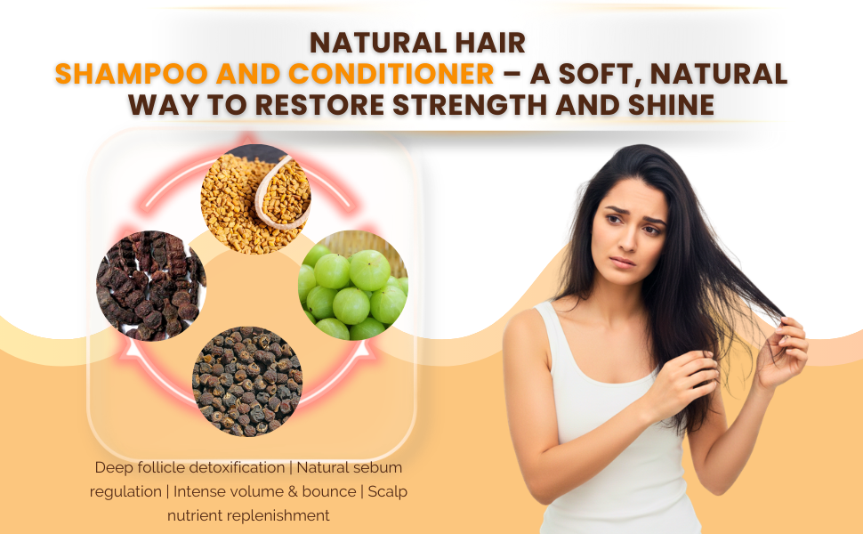 Natural hair shampoo and conditionar